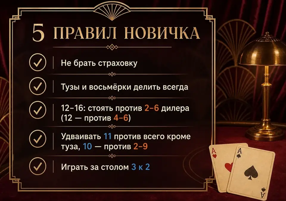 Инфографика: 5 правил, которые новичку стоит выучить первыми