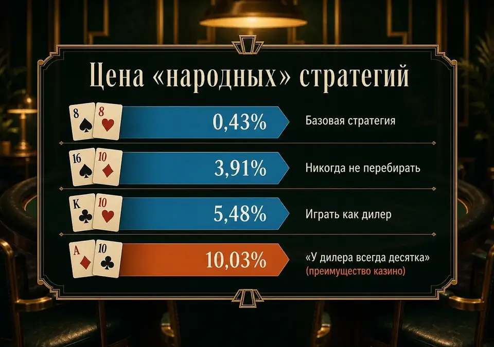 Инфографика о том, сколько стоят игроку популярные «народные» стратегии
